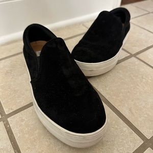 Black Steven Madden Slip On Shoes
